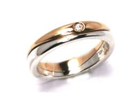 Anello Damiani Incanto in Oro bianco Diamante 20048867 - 20048867